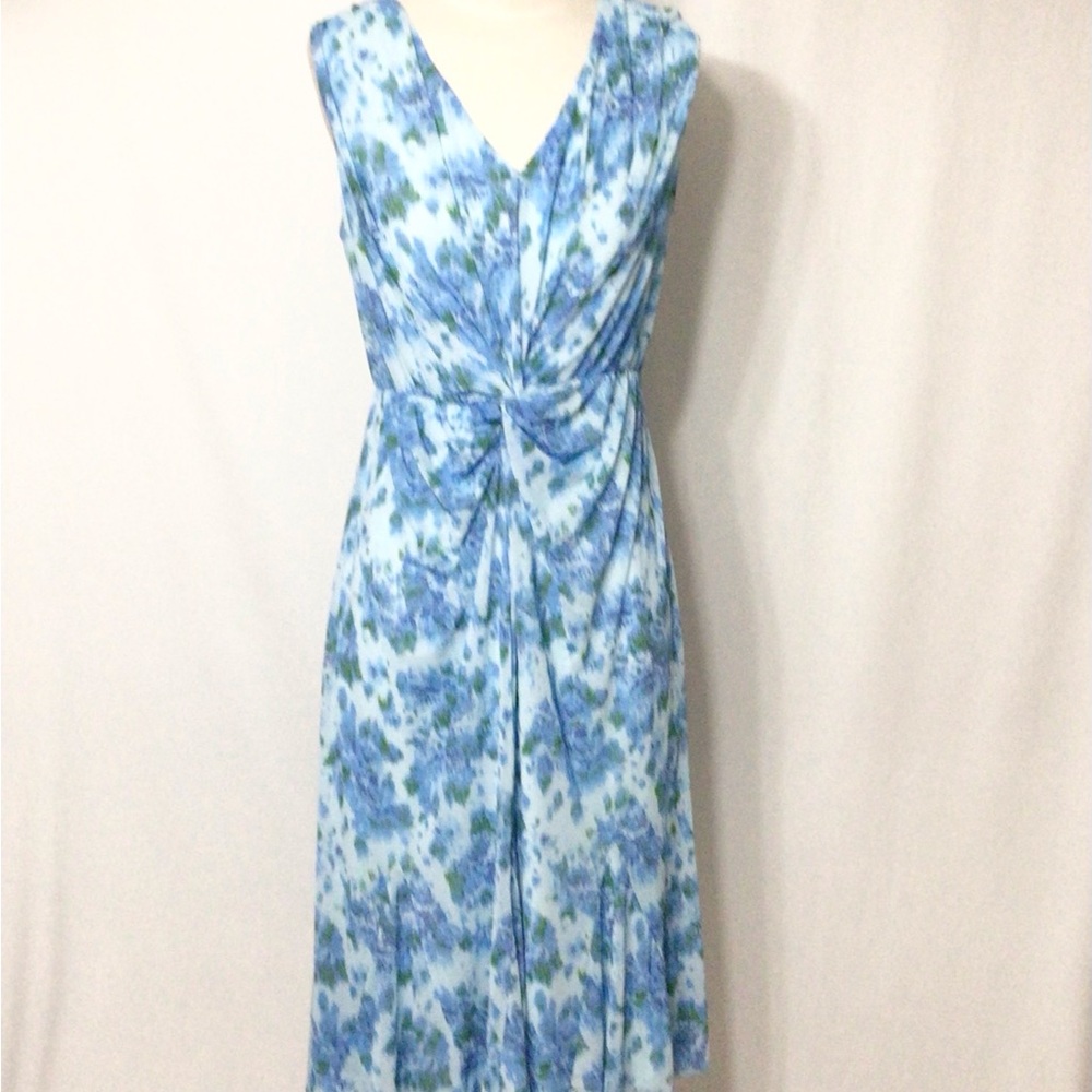 Isaac Mizrahi Live V-Neck Sleeveless Dress
